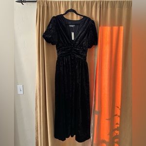 The Katerina Button-Front Dress: Velvet Edition - Anthropologie